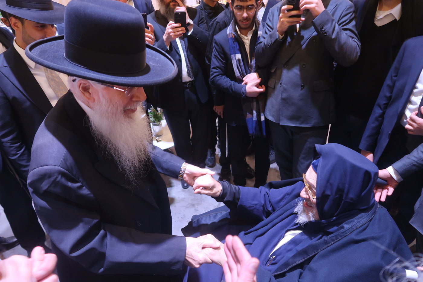 שמחת נישואי נכדי האדמו"רים רבי ברוך אבוחצירא ורבי יחיאל אבוחצירא