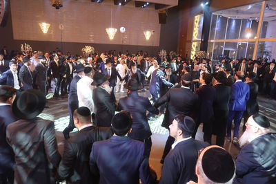 שמחת נישואי נכדי האדמו"רים רבי ברוך אבוחצירא ורבי יחיאל אבוחצירא