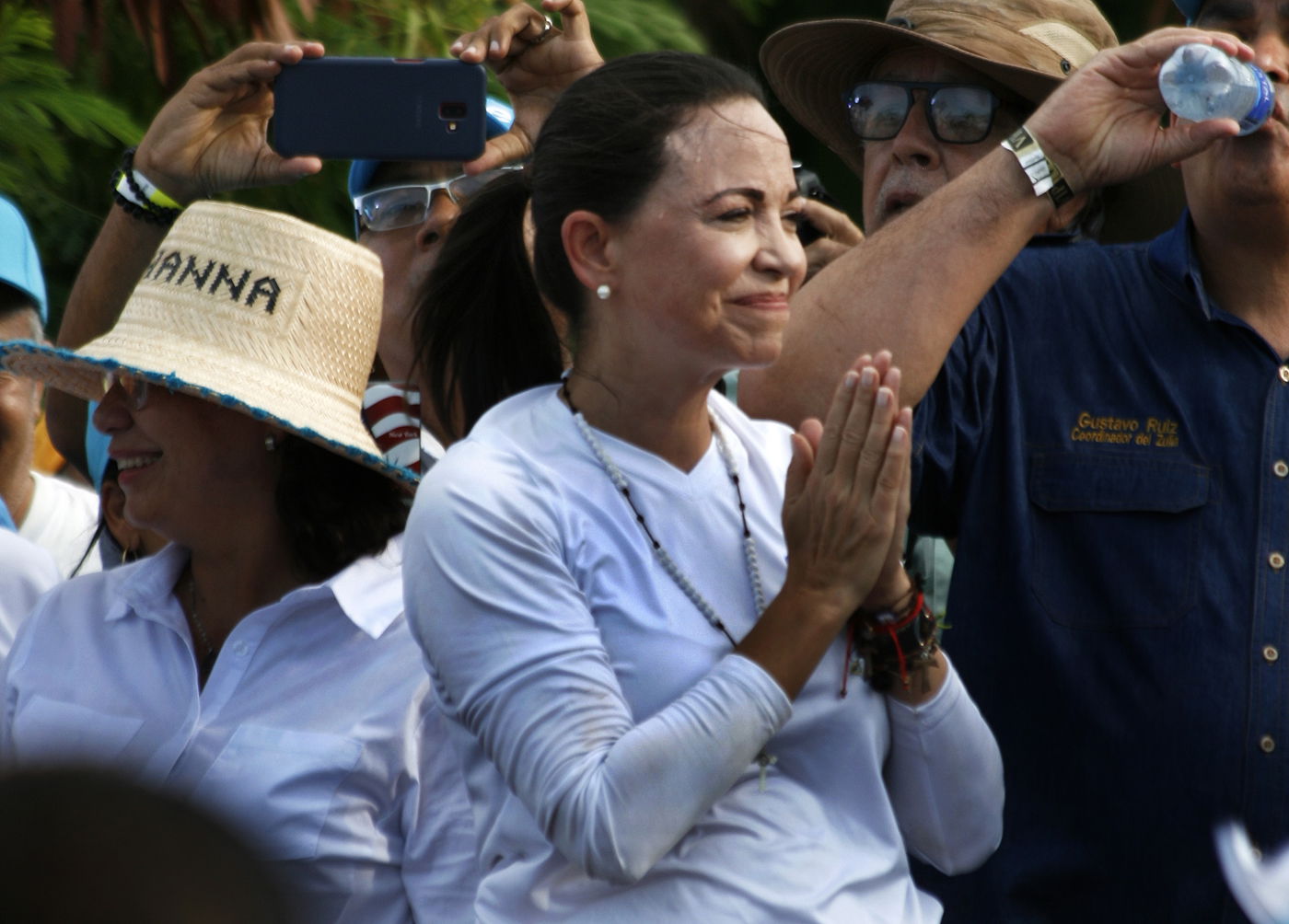 זוכת הנובל מנהיגת האופוזיציה מוונצואלה, מריה קורינה מצ'אדו