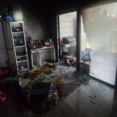 זירת השריפה