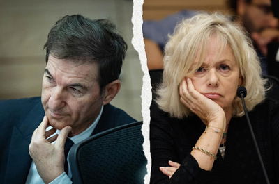 היועמ"שית מימין, ביסמוט משמאל