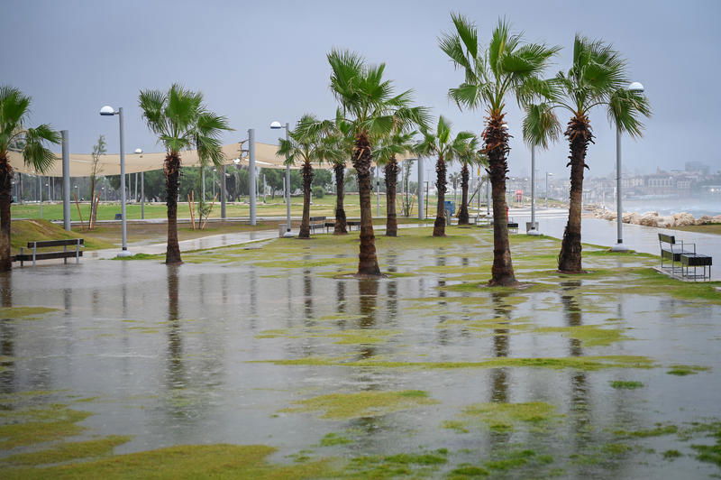 רחובות מוצפים, קניות "רטובות" לשבת, כלי רכב בתוך נהרות | 31 רגעים מ"ביירון"