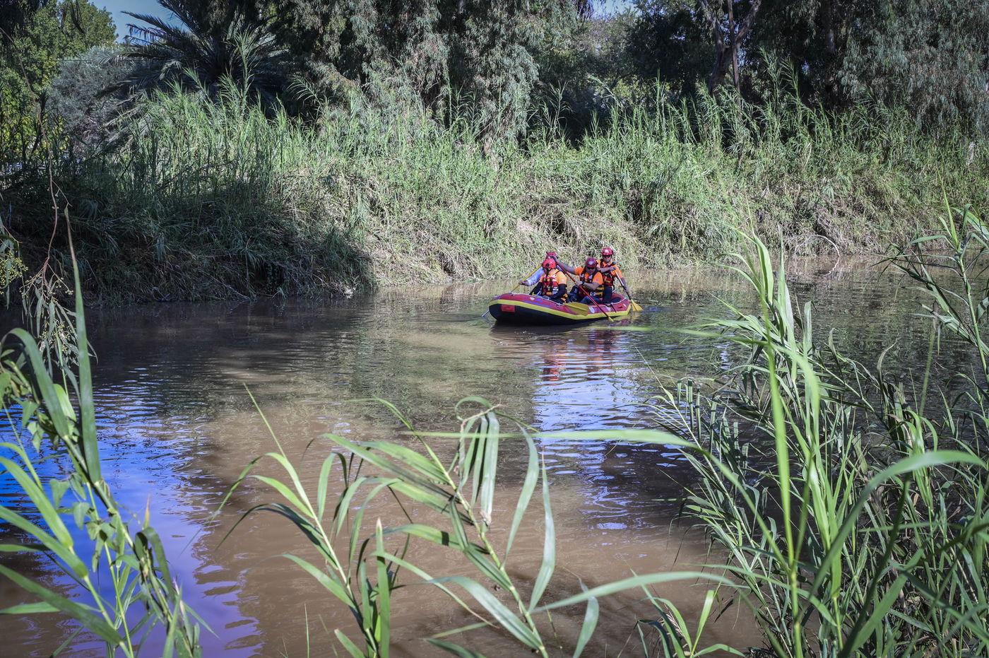 החיפושים הבוקר בנחל הירקון