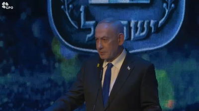 נתניהו הדליק נר במכללה לשוטרים - ותקף בחריפות את ראש ממשלת אוסטרליה