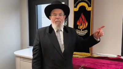 היישר מגרמניה: המסר של הרב הראשי אחרי המתקפה הנוראה