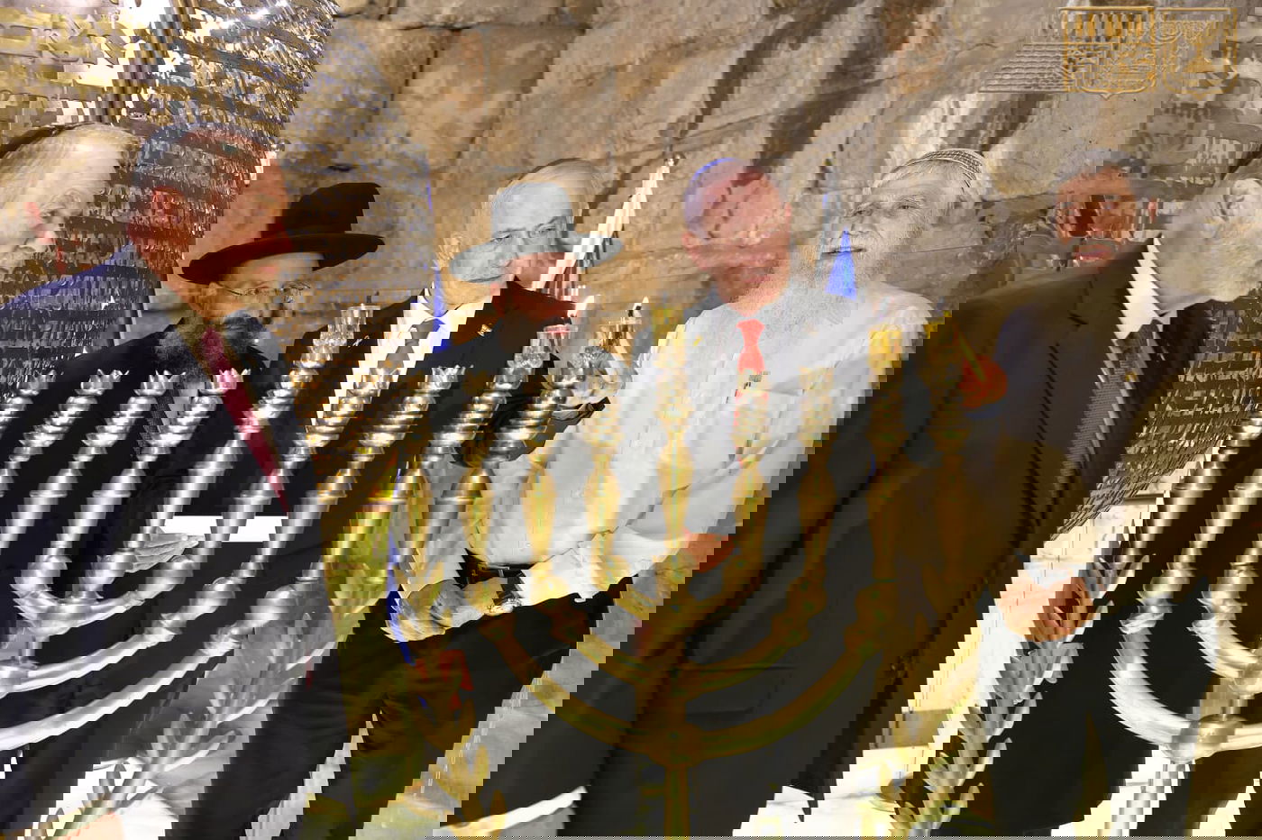 נתניהו בהדלקת נר שני של חנוכה