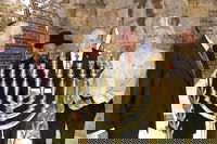 נתניהו בהדלקת נר שני של חנוכה