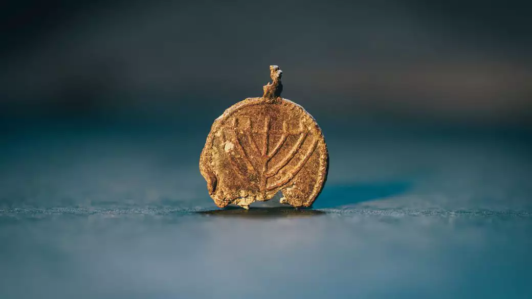 התליון עם סמל המנורה 