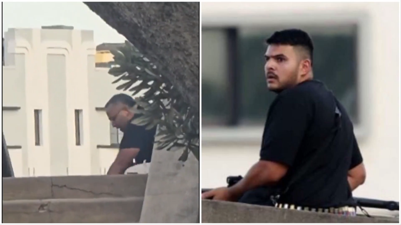 האב ובנו מבצעים את הטבח הנוראי במסיבה