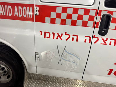 דגל ישראל הושחת