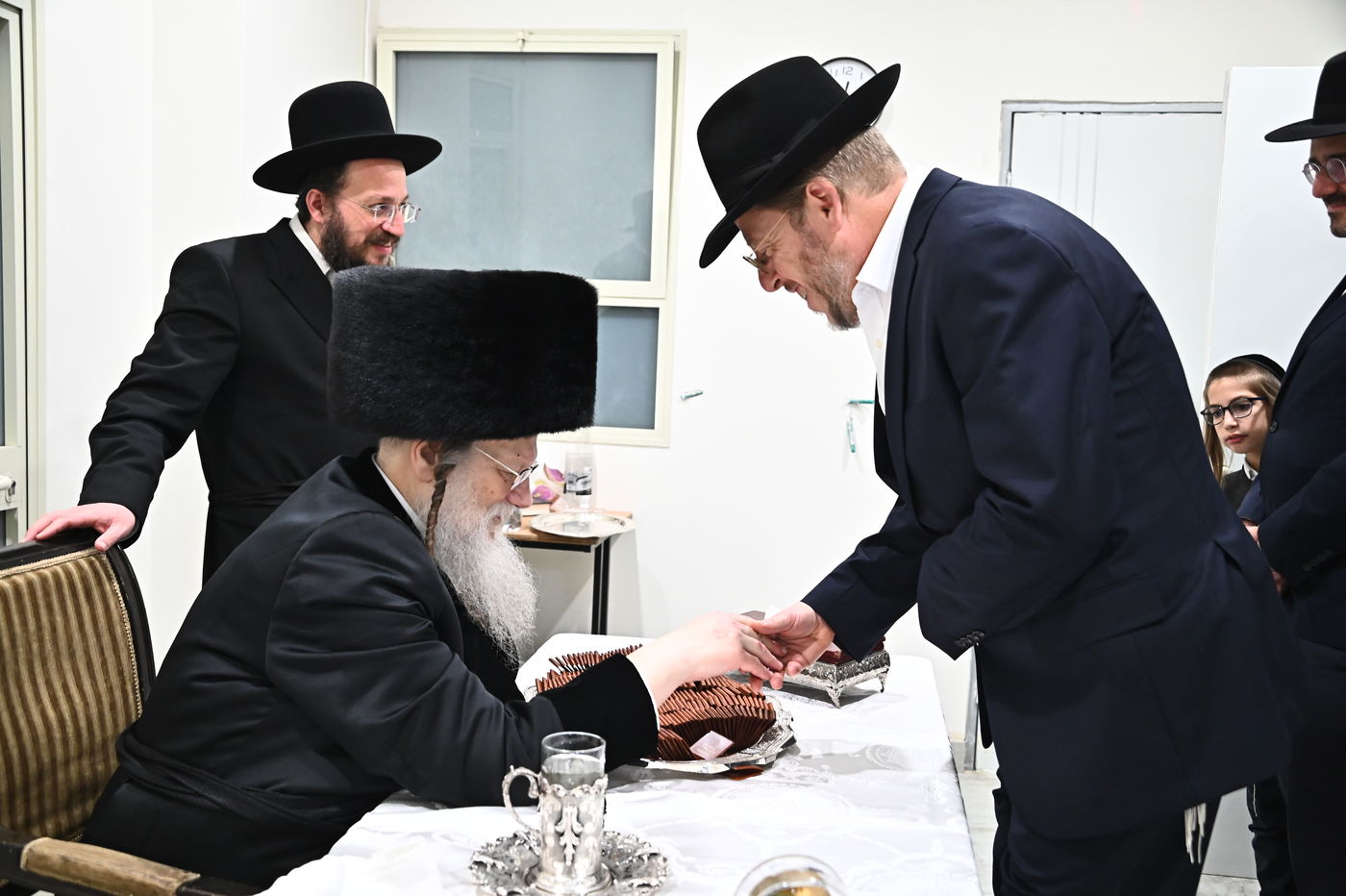 שמחת בר המצווה לנכד האדמו"ר ממודז'יץ