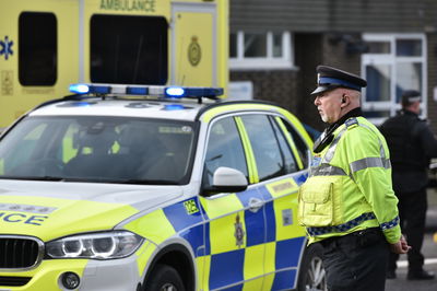 שוטר במשטרת בריטניה. אילוסטרציה