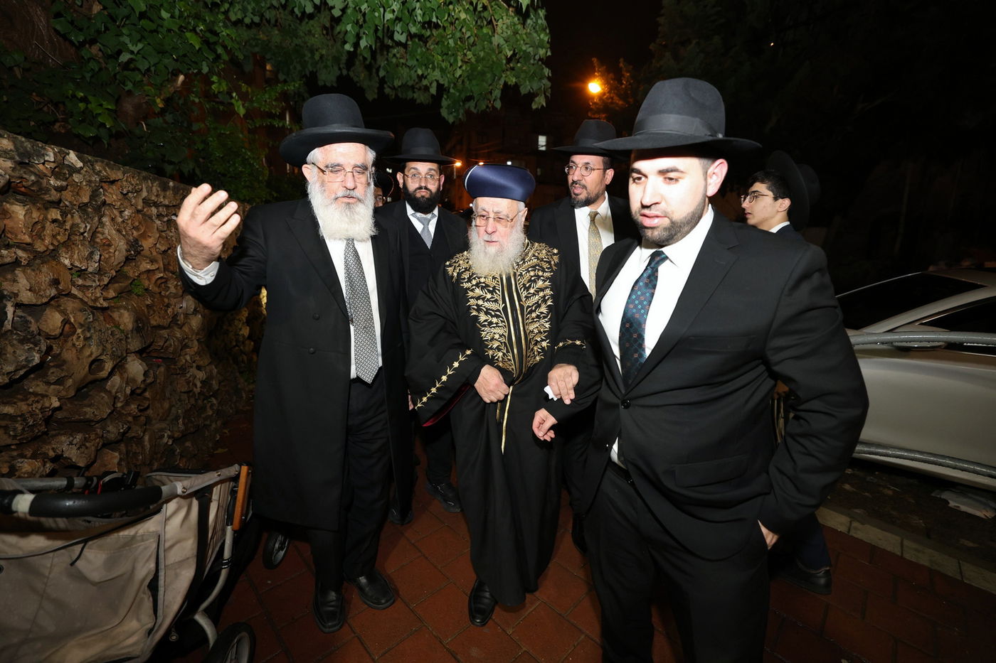 הראשל"צ הגר"י יוסף בביקור בישיבת 'אור אברהם'