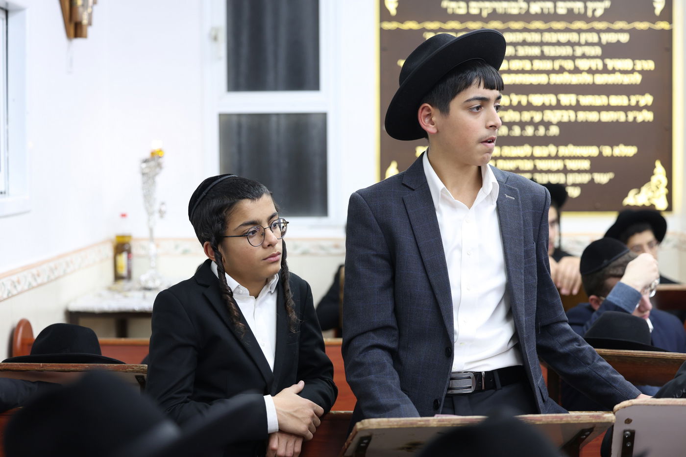 הראשל"צ הגר"י יוסף בביקור בישיבת 'אור אברהם'