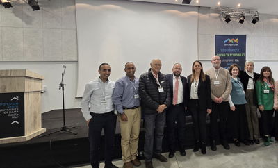 הצוות בסיום התחרות באוניברסיטת חיפה