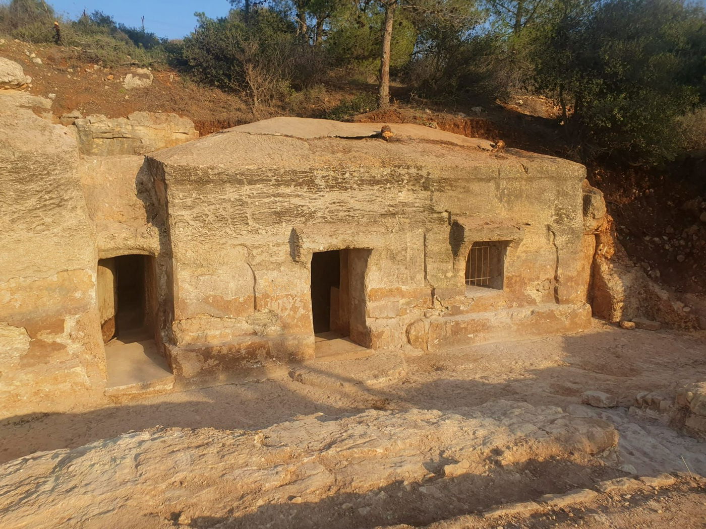 האתר המיוחס לקבורת אלעזר המכבי בגוש עציון
