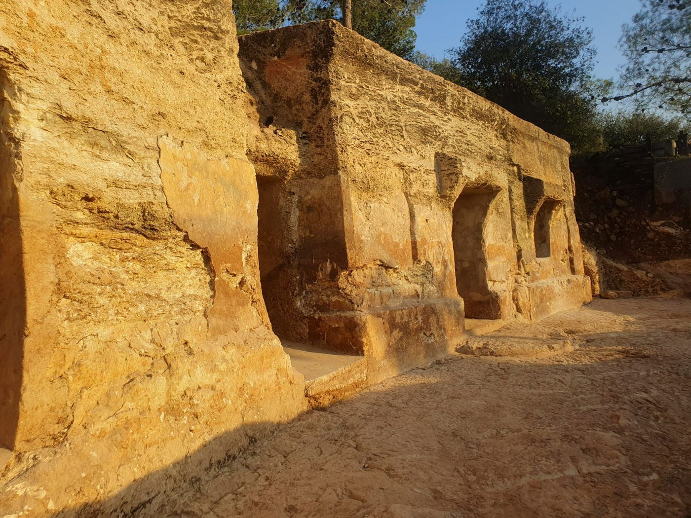 האתר המיוחס לקבורת אלעזר המכבי בגוש עציון