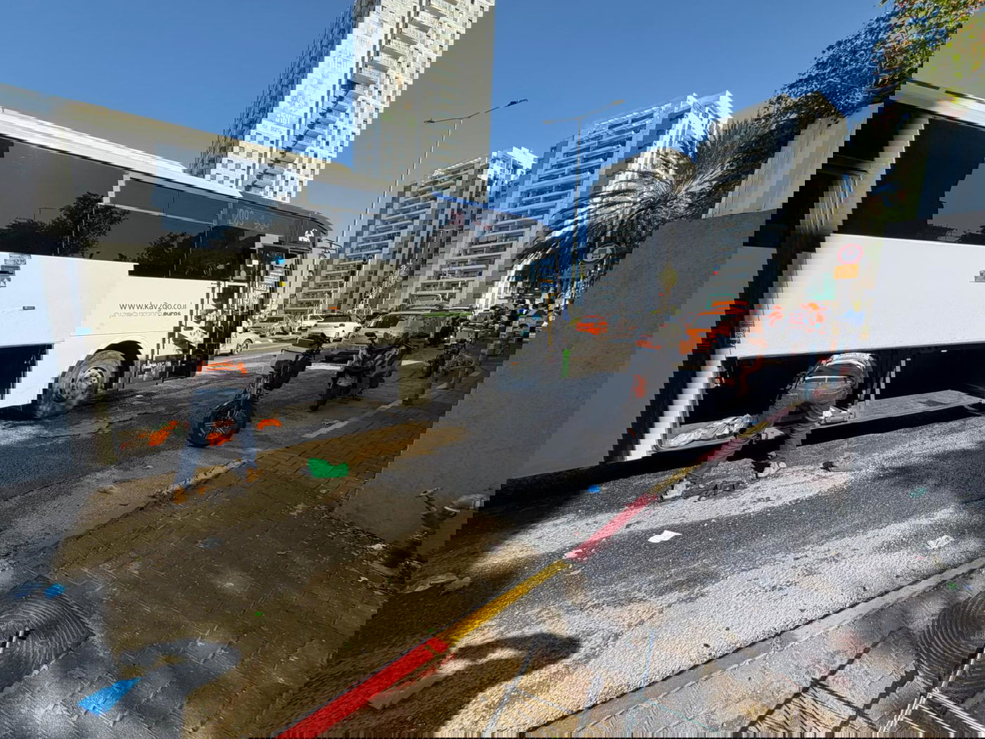 זירת התאונה 