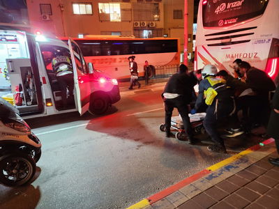 פצוע קשה בעיר החרדית: אוטובוס דרס הולך רגל בן 60 ברחוב המרכזי