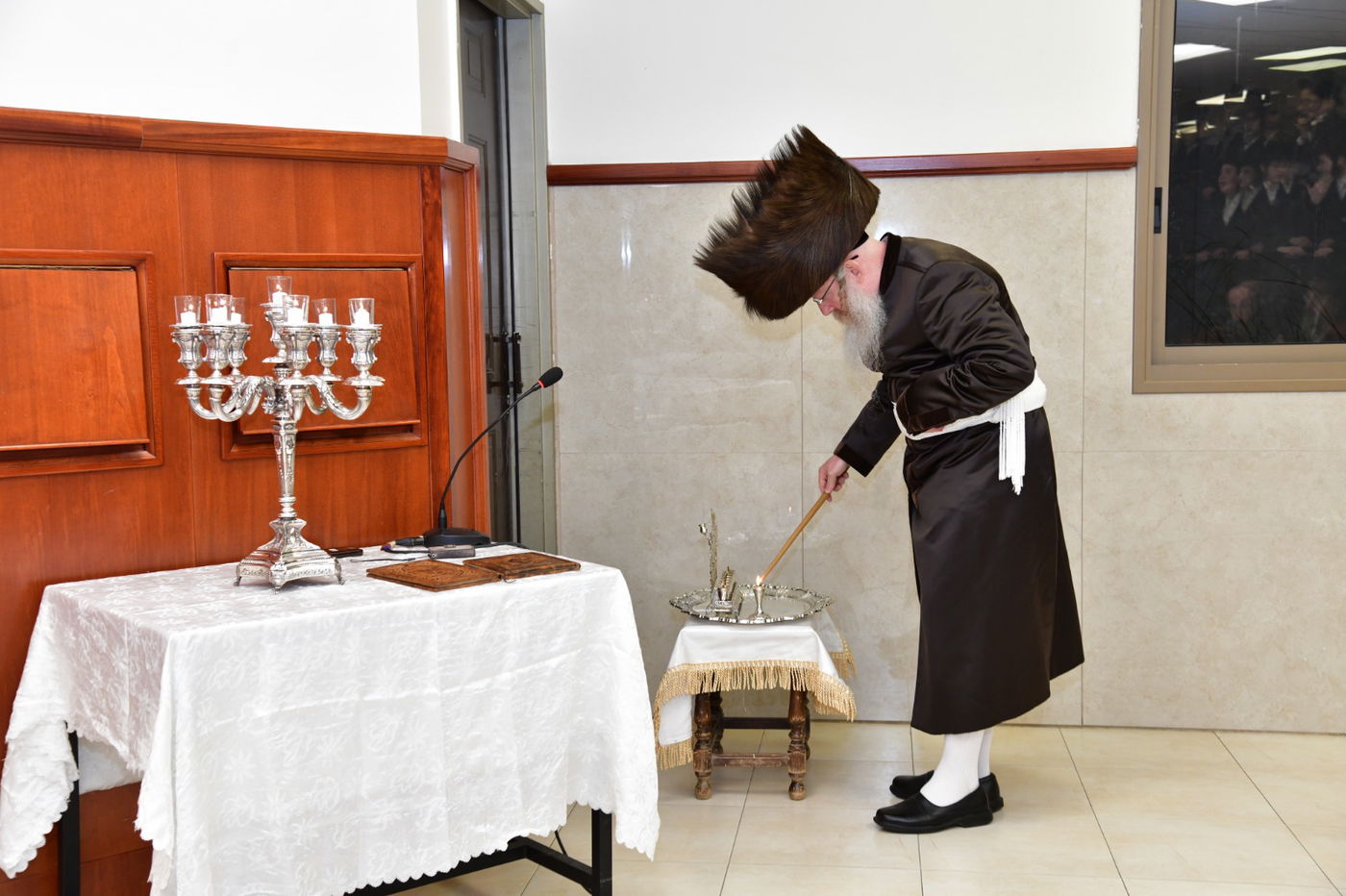 חנוכה בחצה"ק קרעטשניף קריית גת