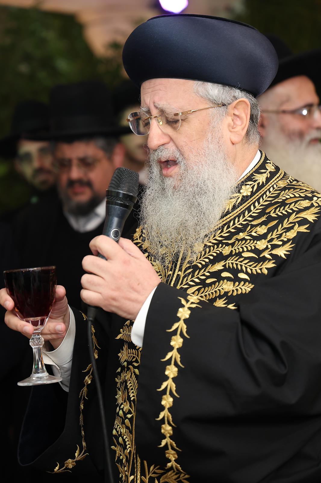 שמחת נישואי נכד הגר”מ מאזוז זצ"ל