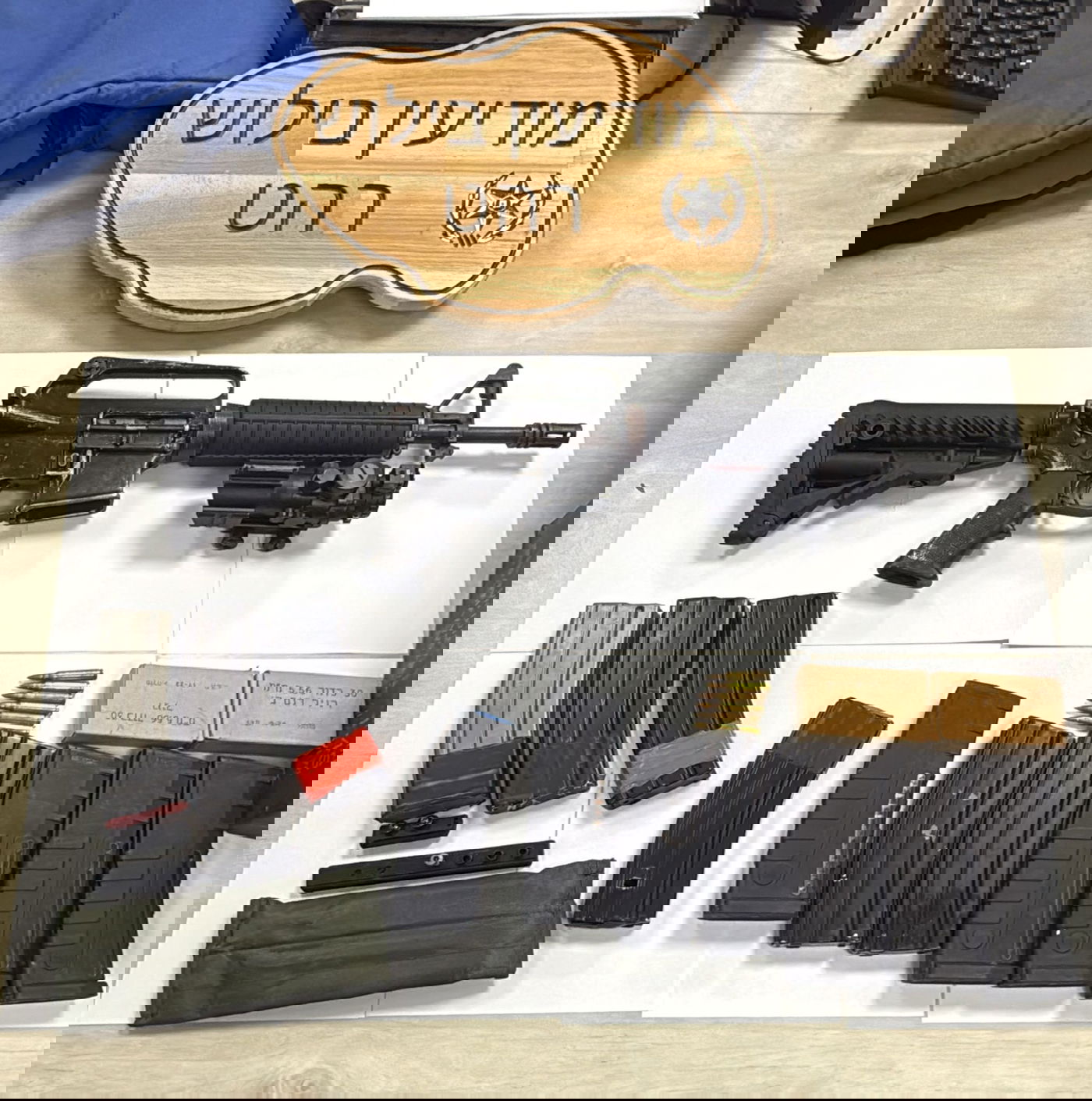 אמצעי הלחימה שנתפסו