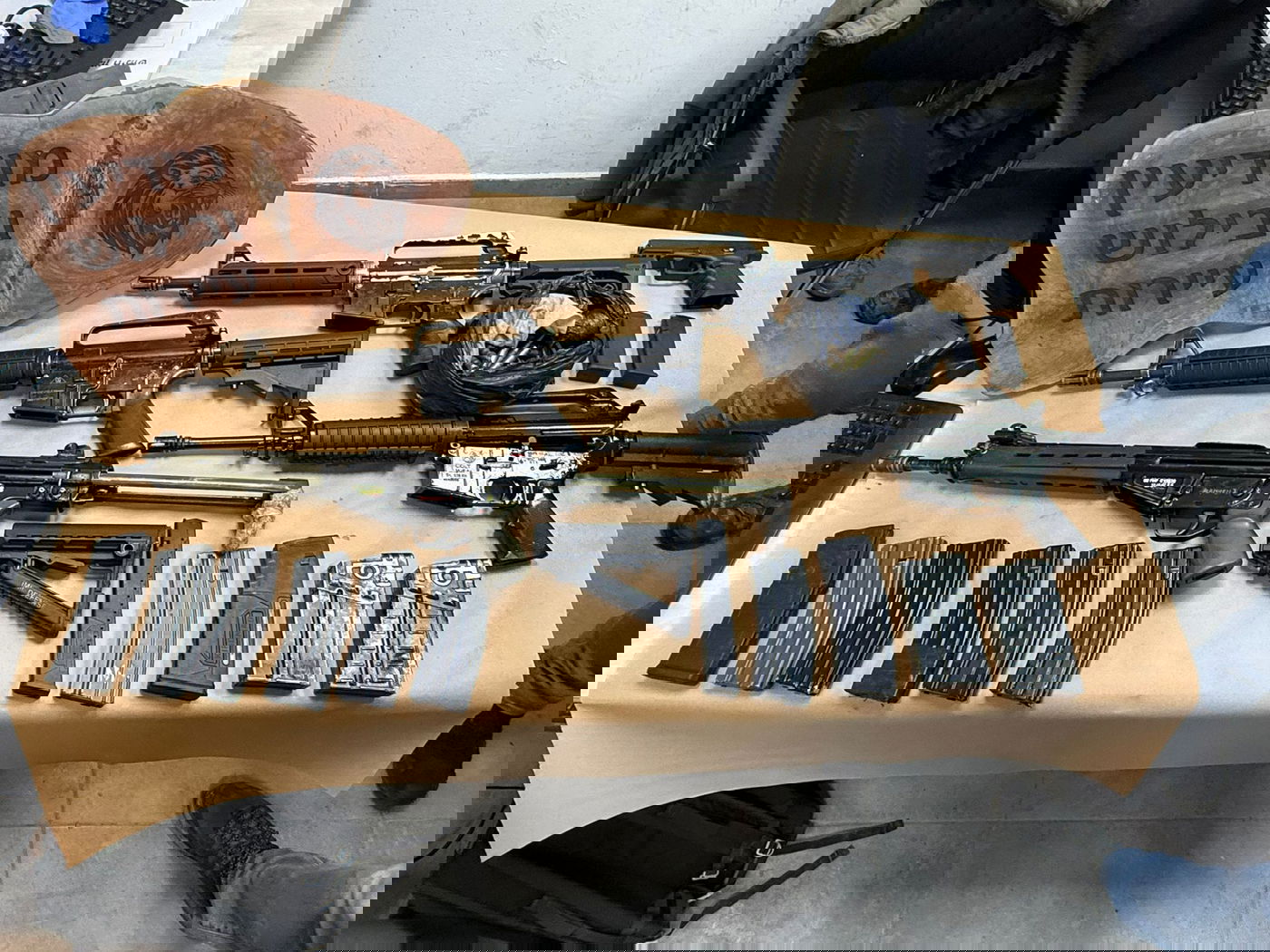 אמצעי הלחימה שנתפסו