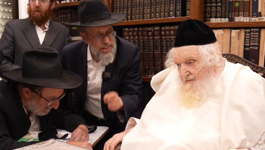 ד"ר בנימין סורובסקי אצל הגר"מ שטרנבוך