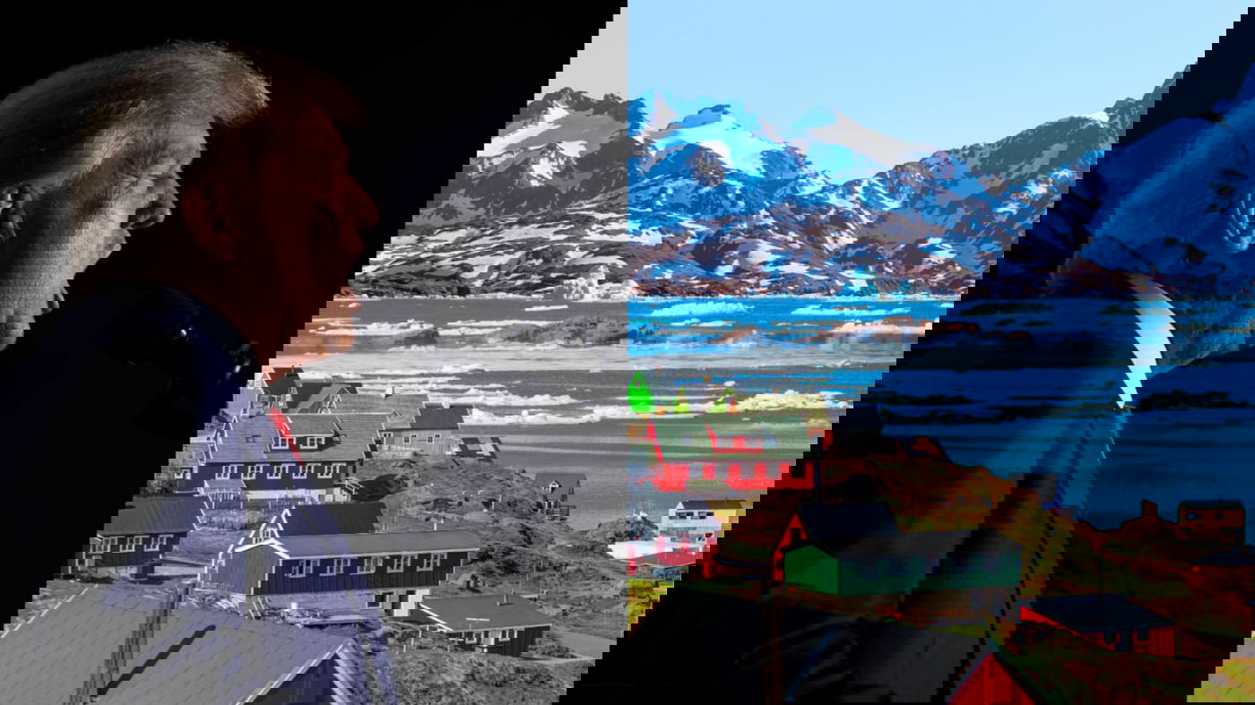 טראמפ והאי גרינלנד