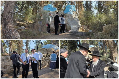 קבר מתתיהו ביער בן שמן, הבוקר - זאת חנוכה