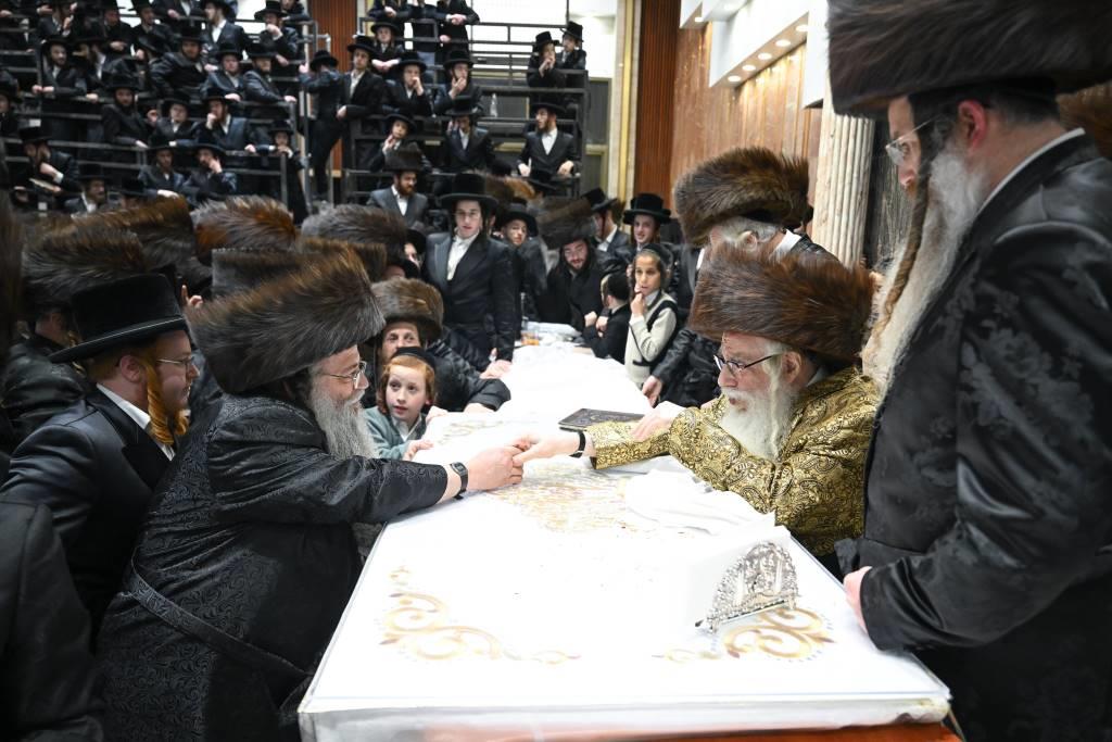 ערב ומוצאי שבת חנוכה בצאנז