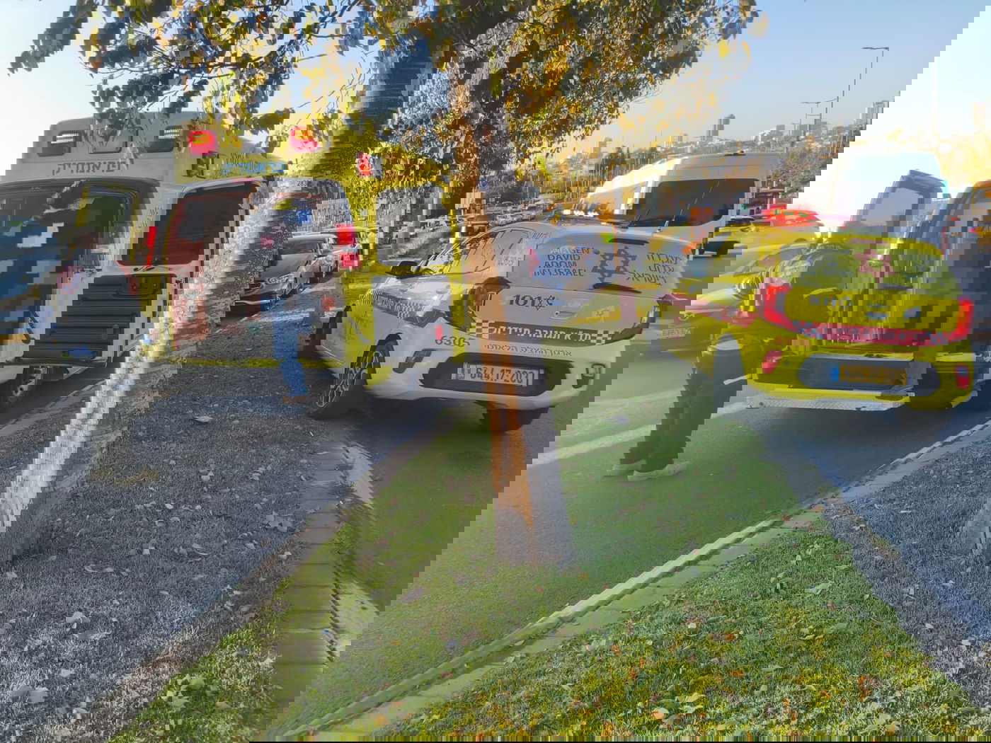 זירת התאונה, הבוקר