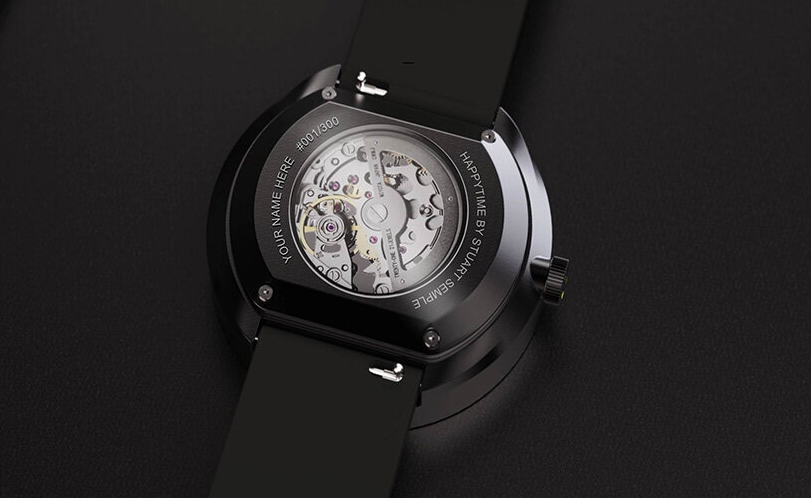 אופציה לגב קריסטלי שקוף