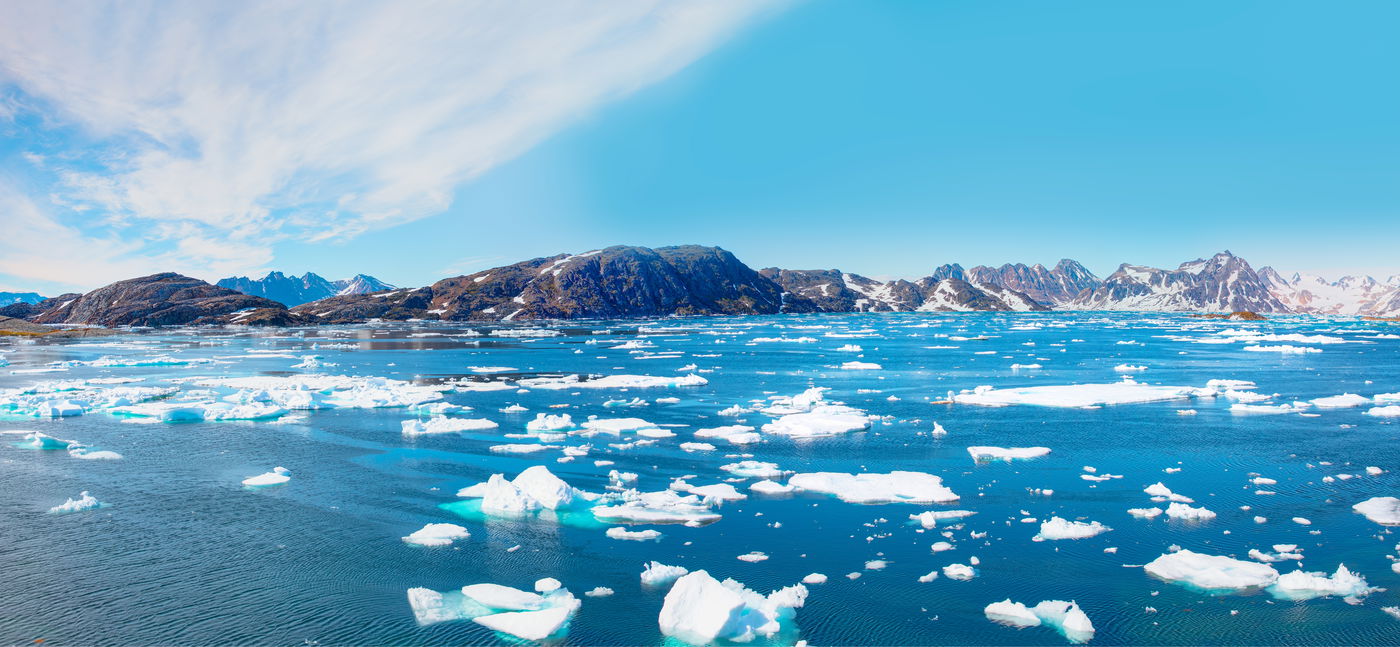 קרחונים נמסים ליד חופי פינלנד.2025