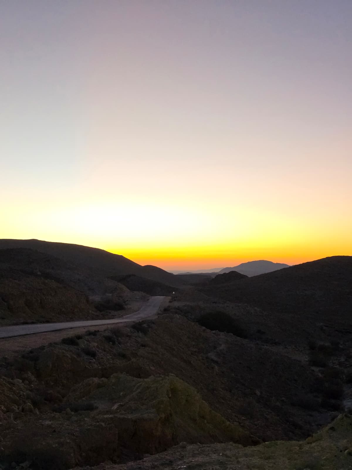 בדרך להר כרכום - כביש 10 גבול ישראל מצרים