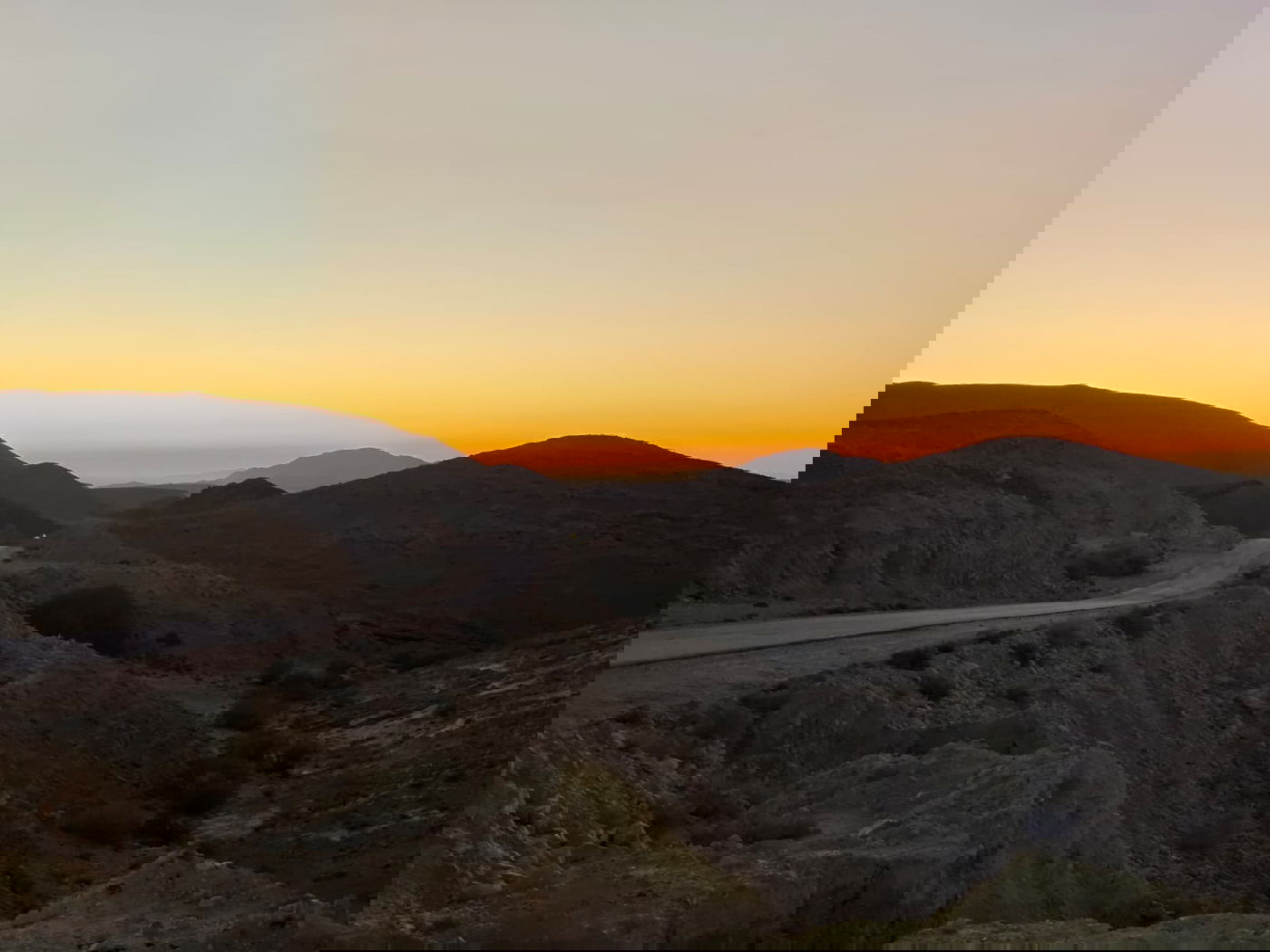 בדרך להר כרכום - כביש 10 גבול ישראל מצרים