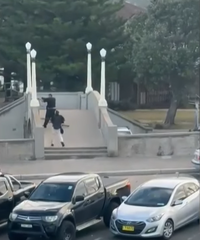 המחבלים במהלך הפיגוע