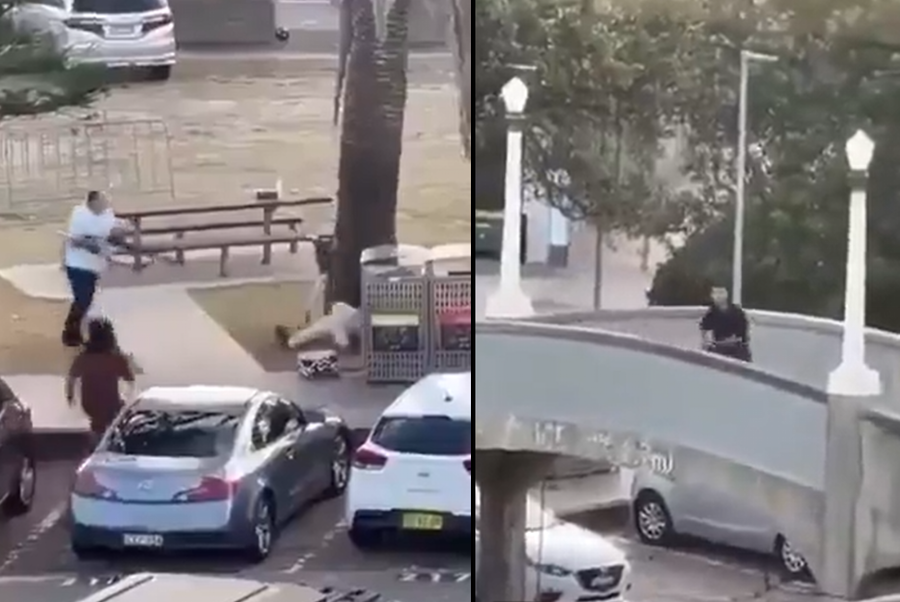 רגעי הפיגוע הקשה בסידני בחודש שעבר