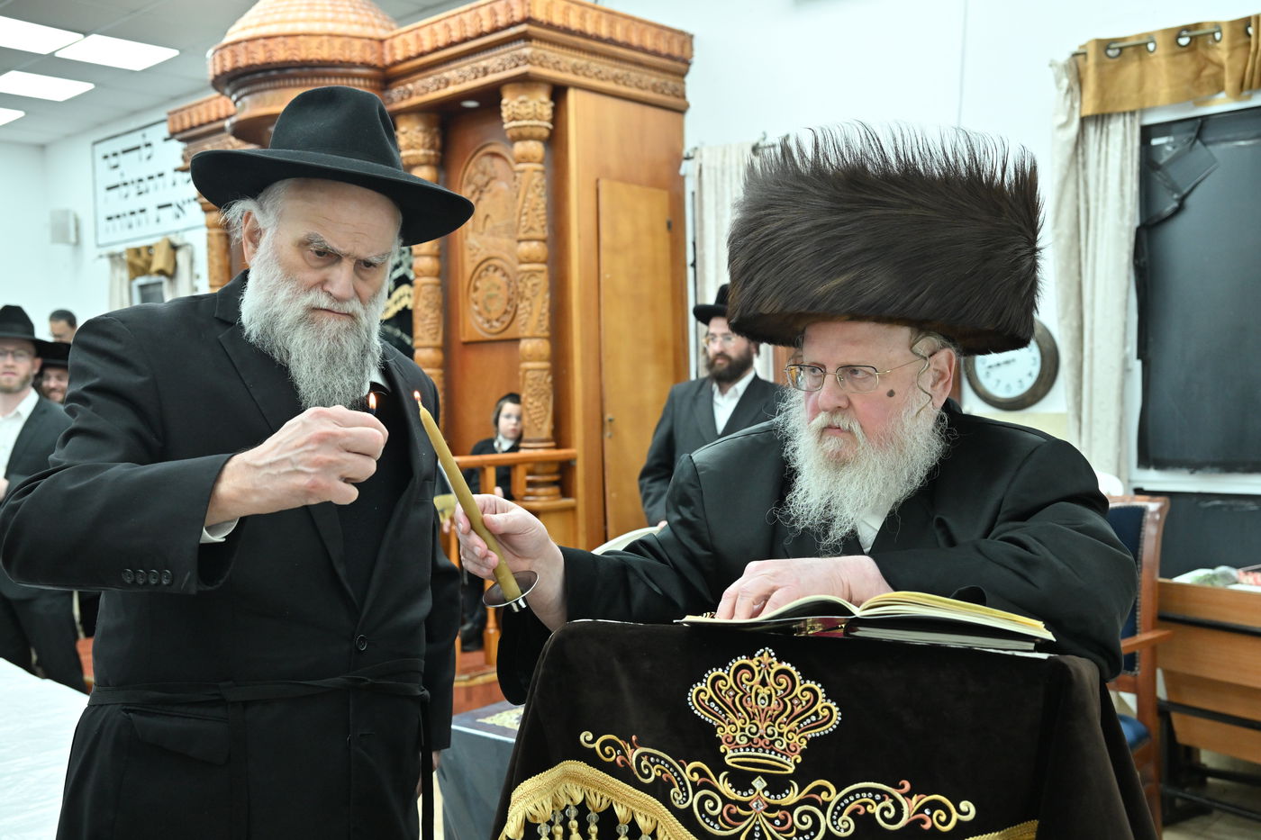 חנוכה בחצה"ק סאסוב