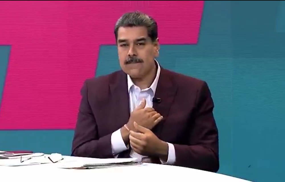 היסטוריה של שקרים - נשיא וונצואלה בראיון לטלוויזיה מקומית