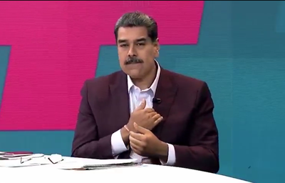 היסטוריה של שקרים - נשיא וונצואלה בראיון לטלוויזיה מקומית 