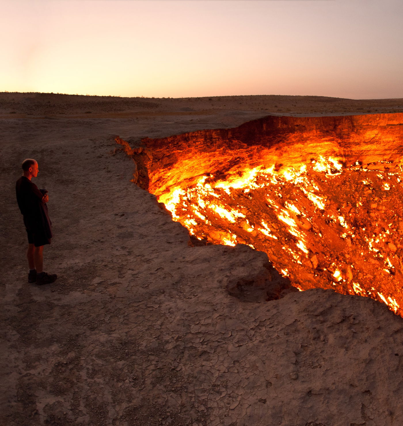 מכתש הגז בדרווזה בטורקמניסטן