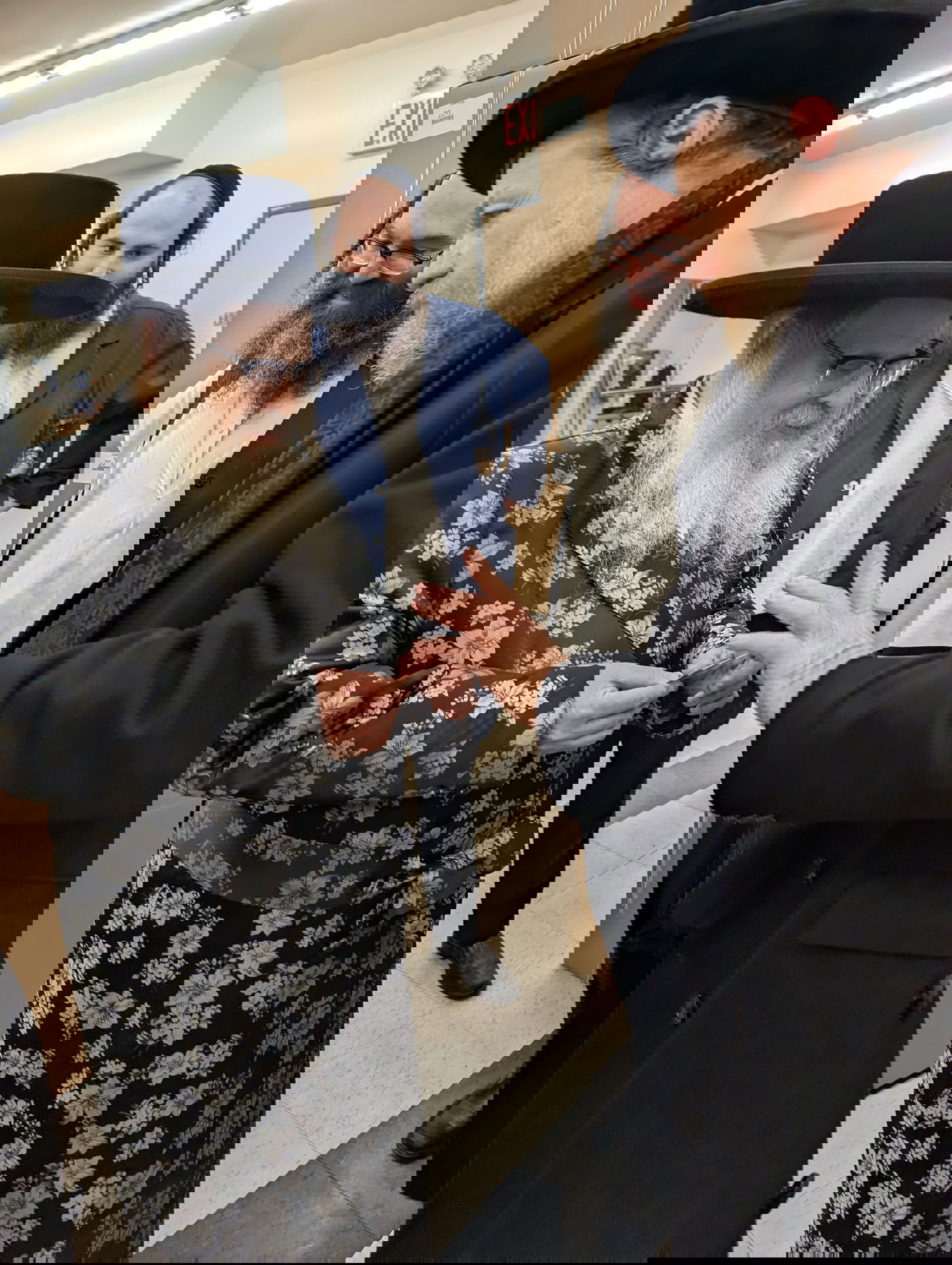 הרב חיים ברוין אצל האדמו"ר מסאטמר 