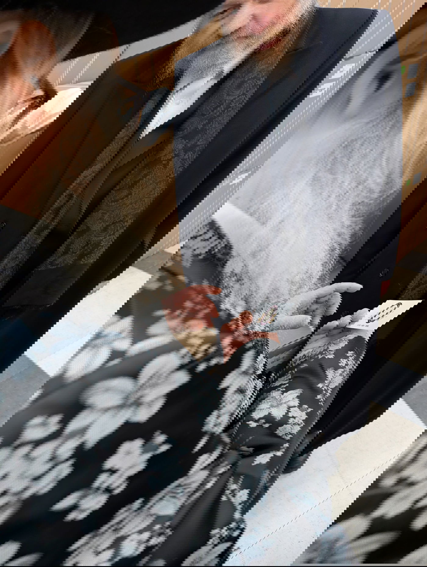 הרב חיים ברוין אצל האדמו"ר מסאטמר 