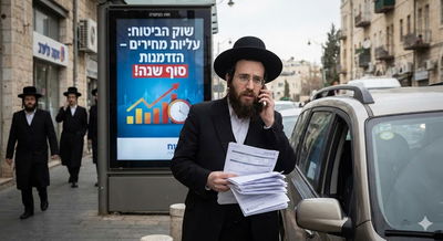 מחירי הביטוח מזנקים: בדיקה מקצועית והשוואת מחירים חכמה תחסוך למשפחה החרדית אלפי שקלים בחידוש הפוליסה.