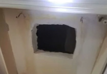 החוק בקיר בו אותר המאפיונר