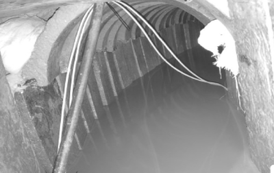 תוואי תת קרקעי שהושמד