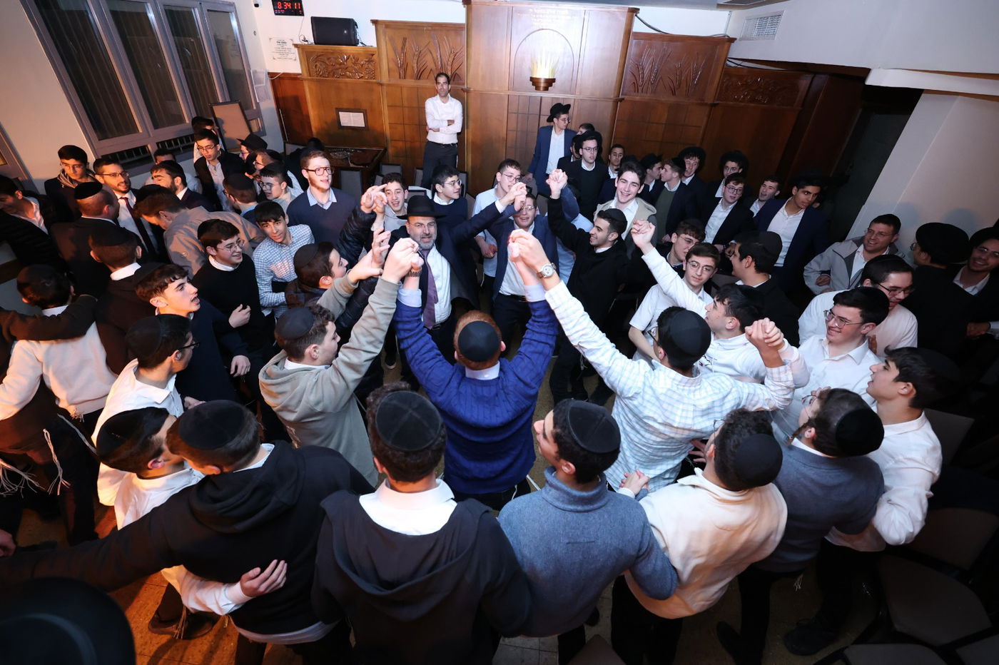 הנחת אבן הפינה בישיבת נהורא