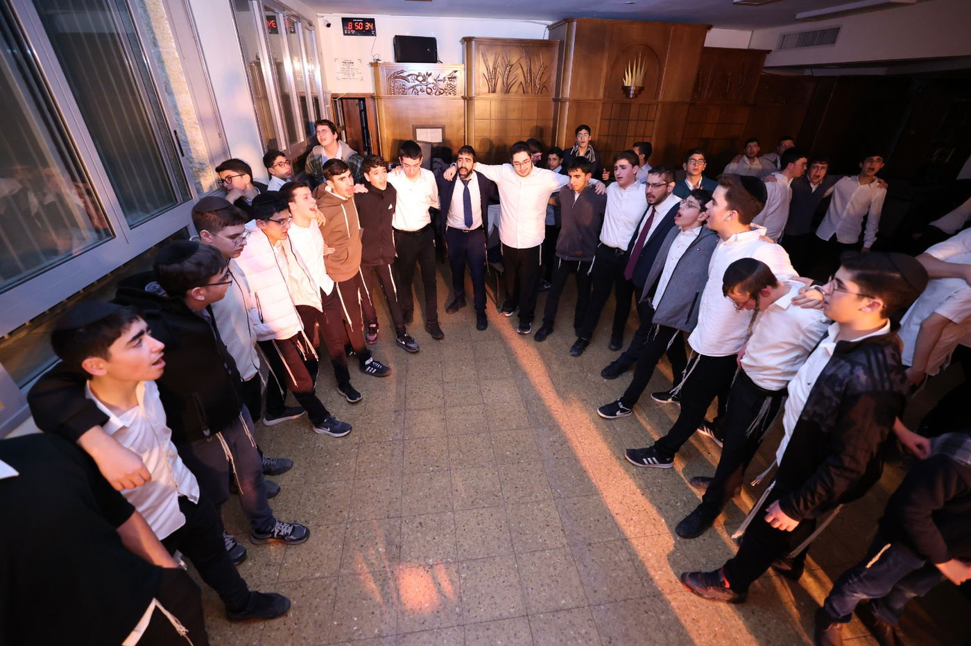 הנחת אבן הפינה בישיבת נהורא