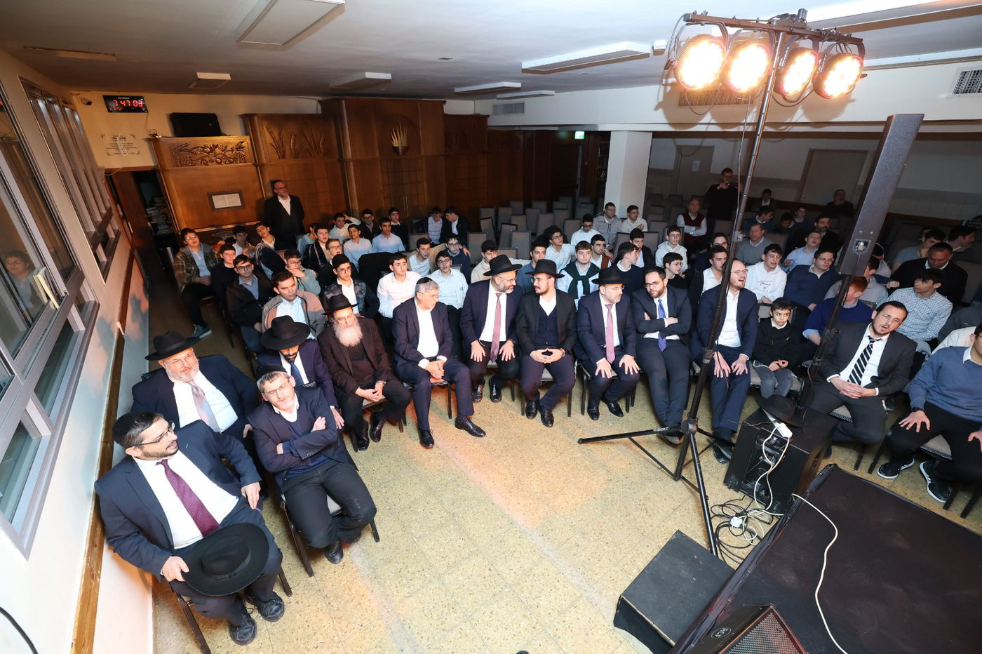 הנחת אבן הפינה בישיבת נהורא